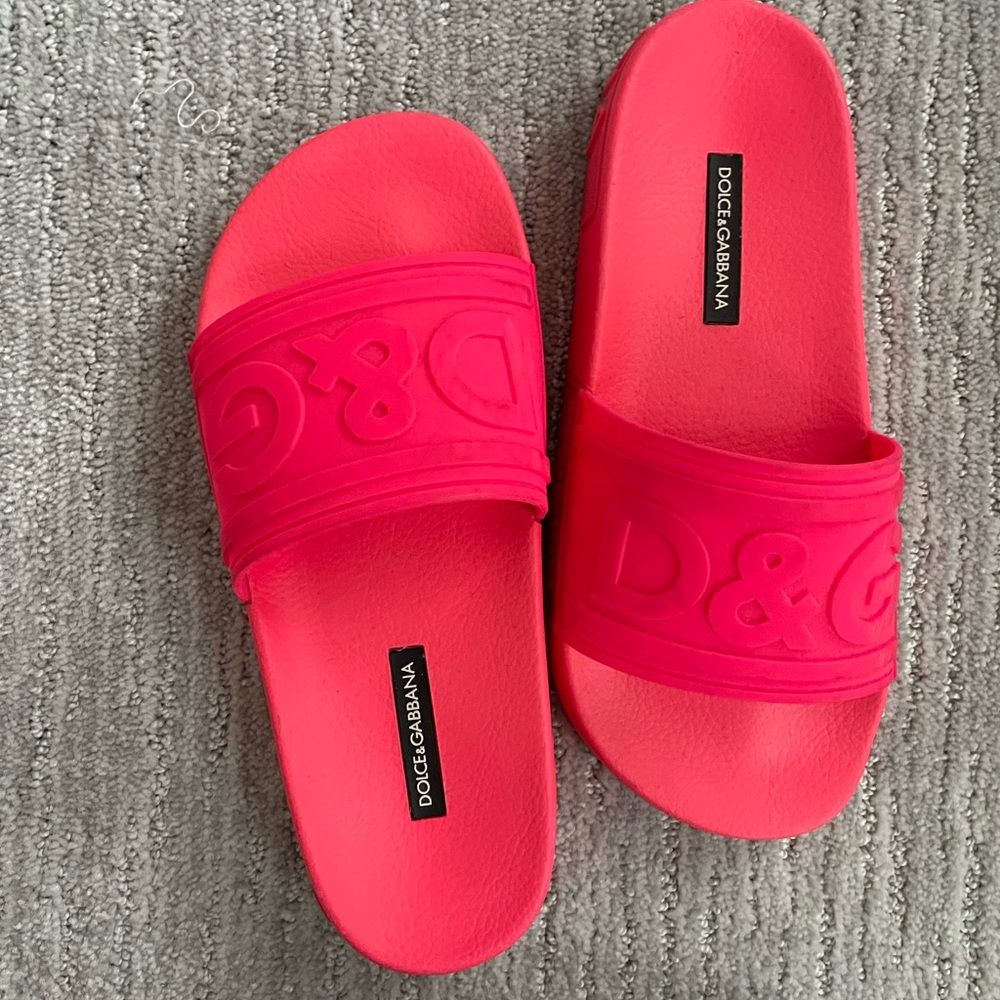 Dolce and Gabbana beach slides